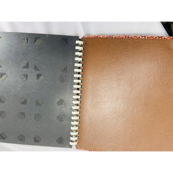 Amfile Willoweave Photograph Album Scrapbook Black Pages For Mounting Vintage - Picture 5 of 10